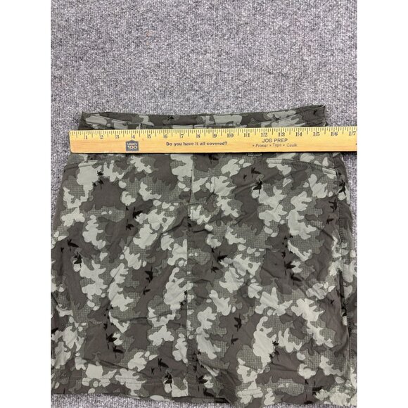 Eddie Bauer Skirt Womens 4 Green Camouflage Short Zip Pockets Casual Outdoor - Picture 3 of 5